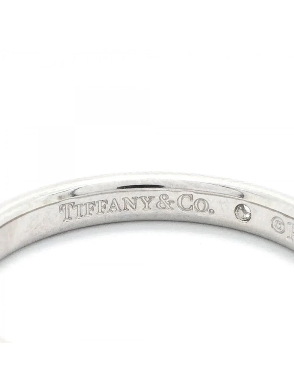 Tiffany & Co Ring Stacking Band Platinum Diamond